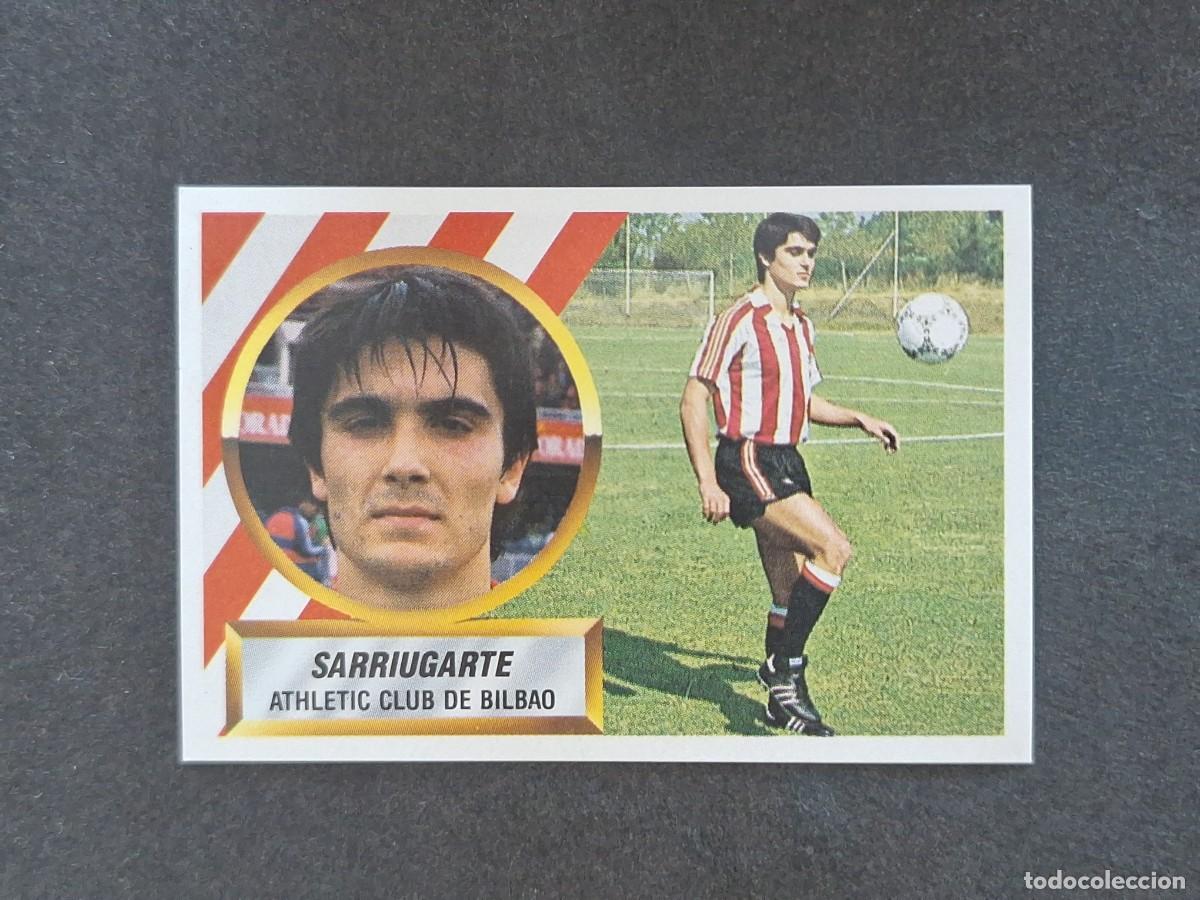 Fu&szlig;ball-Sticker: L5 SARRIUGARTE ATHLETIC CLUB DE BILBAO LIGA ESTE 1988 1989 88 89 NUNCA PEGADO SIN PEGAR