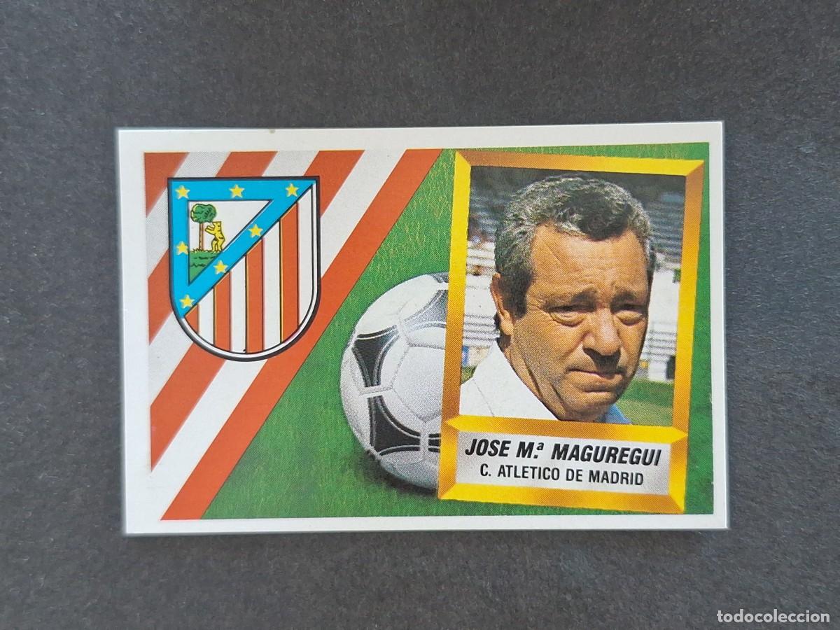 Football Stickers: L5 JOSE M&ordf; MAGUREGUI ENTRENADOR ATLETICO DE MADRID LIGA ESTE 1988 1989 88 89 NUNCA PEGADO SIN PEGAR