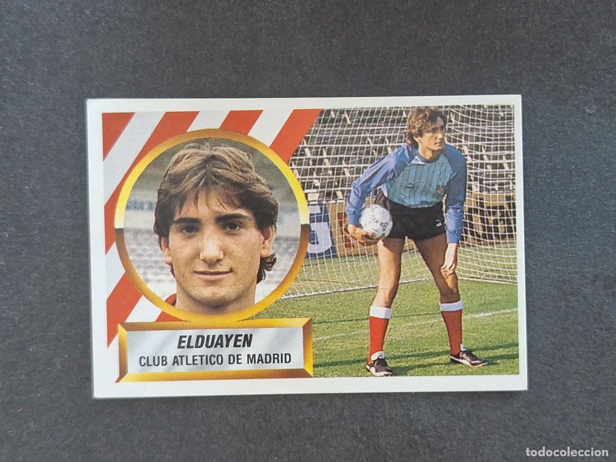 Football Stickers: L5 ELDUAYEN ATLETICO DE MADRID LIGA ESTE 1988 1989 88 89 NUNCA PEGADO SIN PEGAR