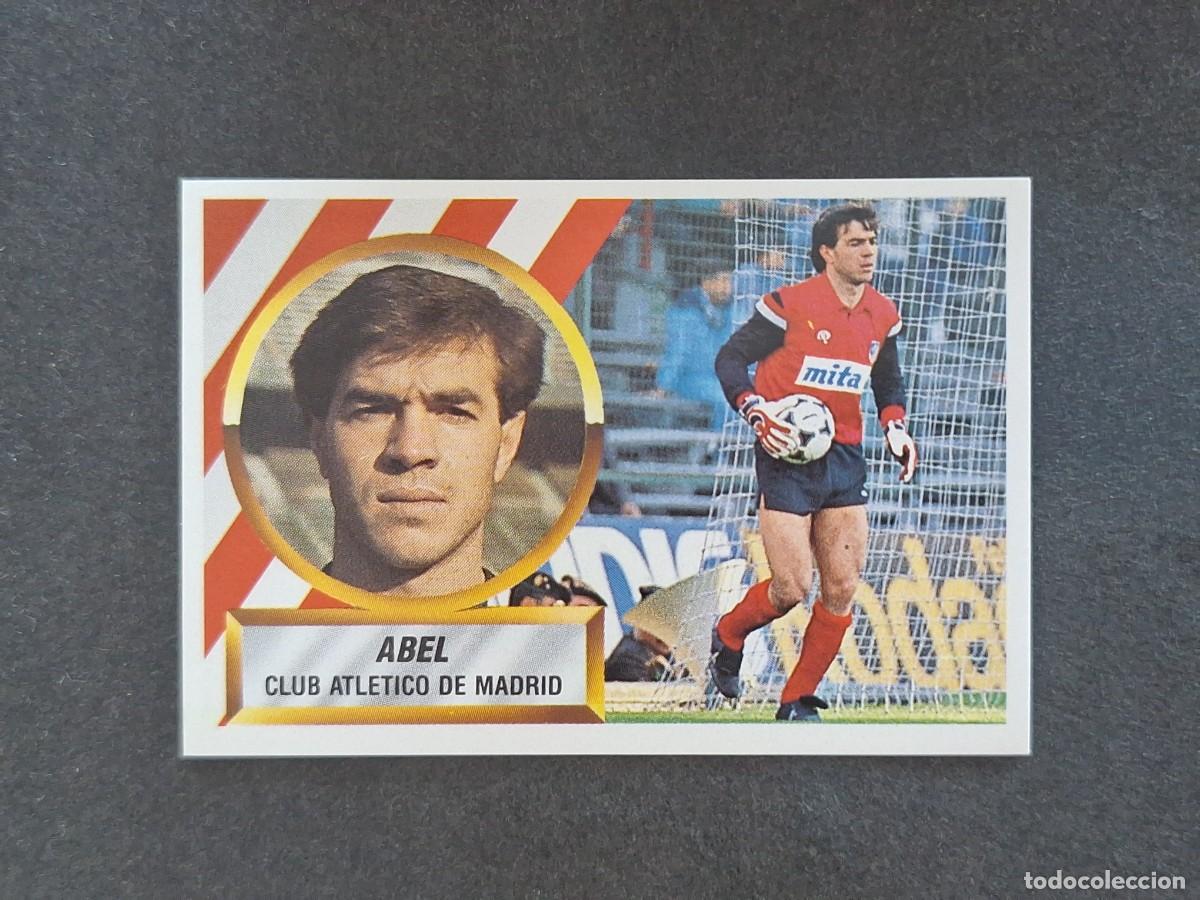 Football Stickers: L5 ABEL ATLETICO DE MADRID LIGA ESTE 1988 1989 88 89 NUNCA PEGADO SIN PEGAR