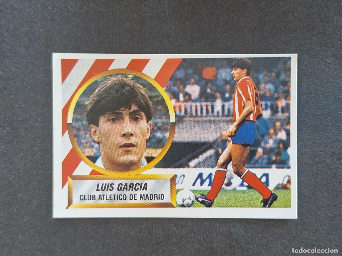 Football Stickers: L5 LUIS GARCIA ATLETICO DE MADRID LIGA ESTE 1988 1989 88 89 NUNCA PEGADO SIN PEGAR