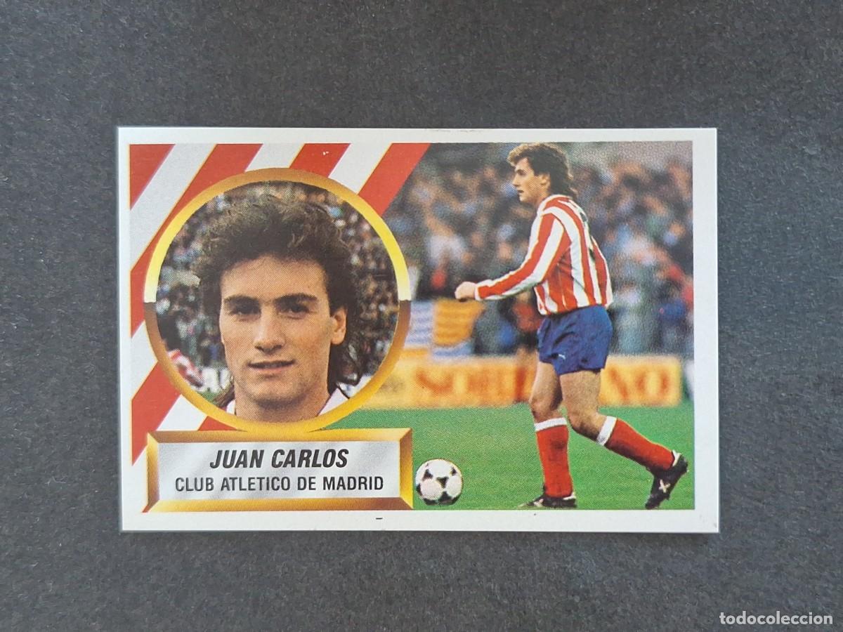 Cartes &agrave; collectionner de Football: L5 JUAN CARLOS ATLETICO DE MADRID LIGA ESTE 1988 1989 88 89 NUNCA PEGADO SIN PEGAR