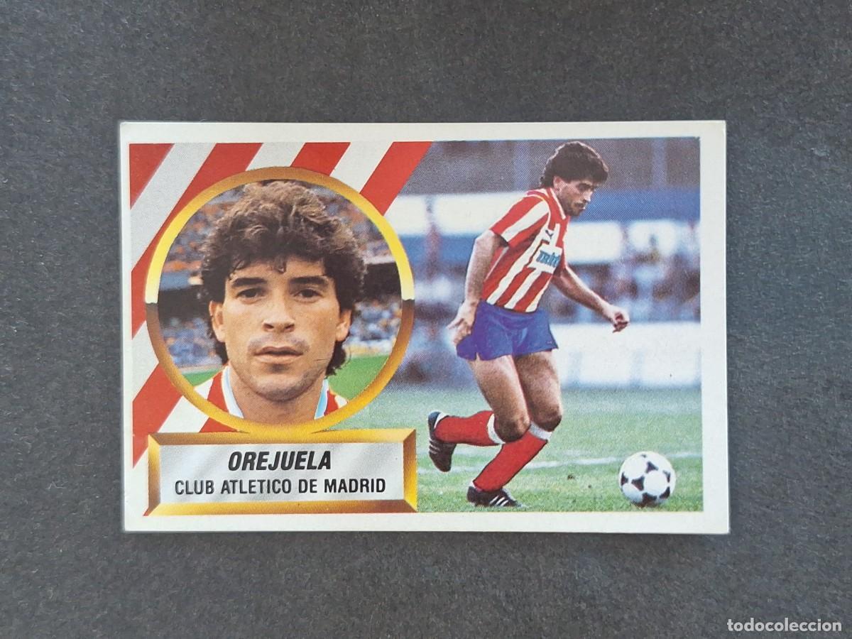 Cartes &agrave; collectionner de Football: L5 OREJUELA ATLETICO DE MADRID LIGA ESTE 1988 1989 88 89 NUNCA PEGADO SIN PEGAR