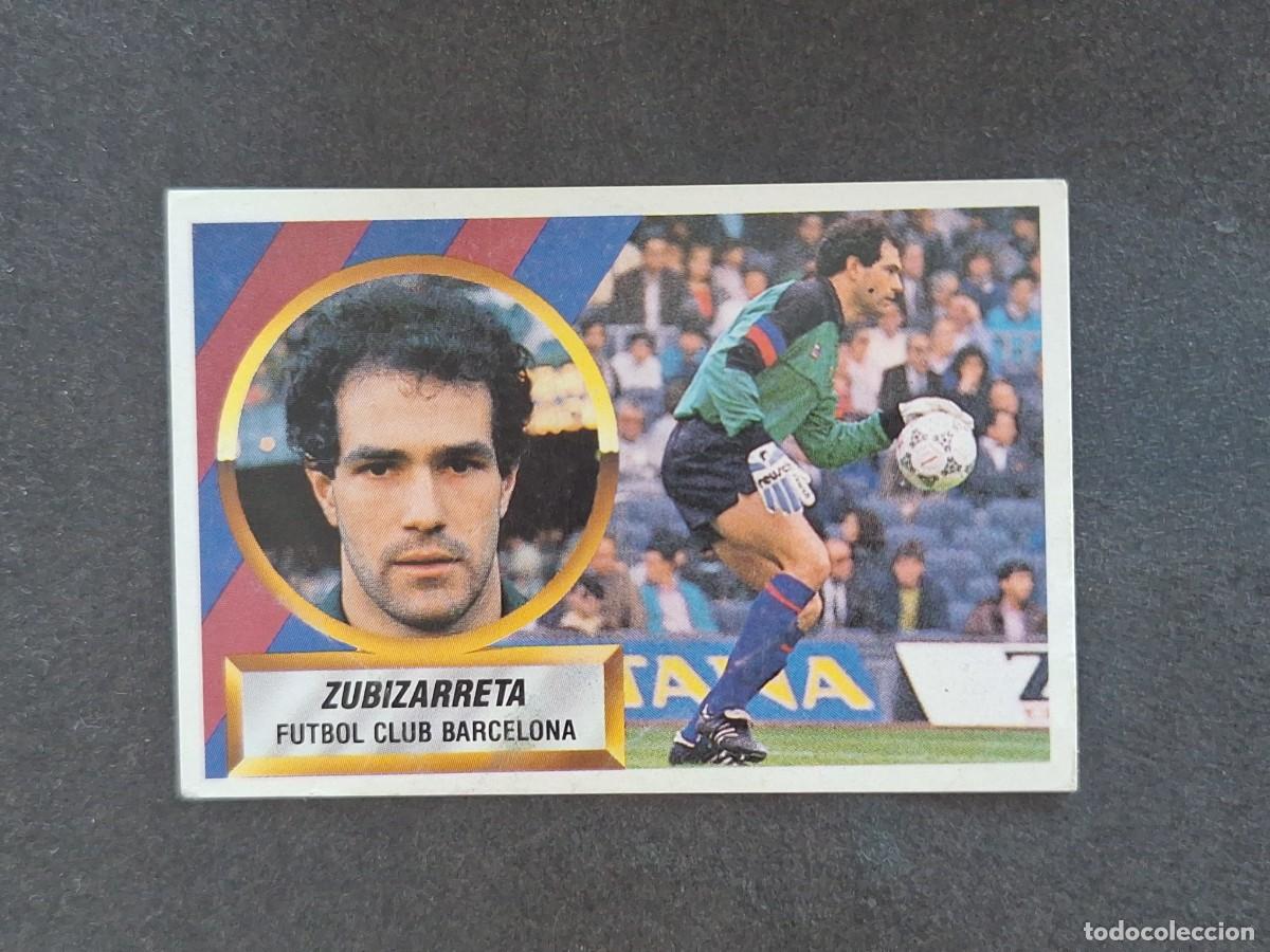 Cartes &agrave; collectionner de Football: L5 ZUBIZARRETA F. C. BARCELONA LIGA ESTE 1988 1989 88 89 NUNCA PEGADO SIN PEGAR