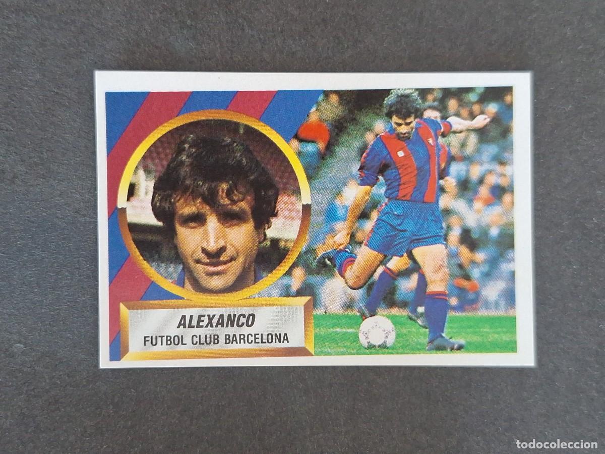 Cartes &agrave; collectionner de Football: L5 ALEXANCO F. C. BARCELONA LIGA ESTE 1988 1989 88 89 NUNCA PEGADO SIN PEGAR