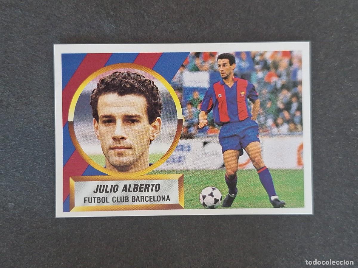 Cartes &agrave; collectionner de Football: L5 JULIO ALBERTO F. C. BARCELONA LIGA ESTE 1988 1989 88 89 NUNCA PEGADO SIN PEGAR
