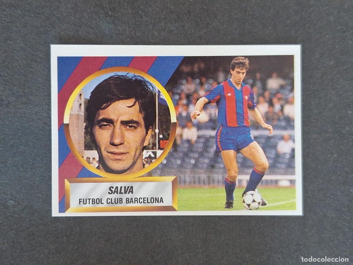 Cartes &agrave; collectionner de Football: L5 SALVA F. C. BARCELONA LIGA ESTE 1988 1989 88 89 NUNCA PEGADO SIN PEGAR