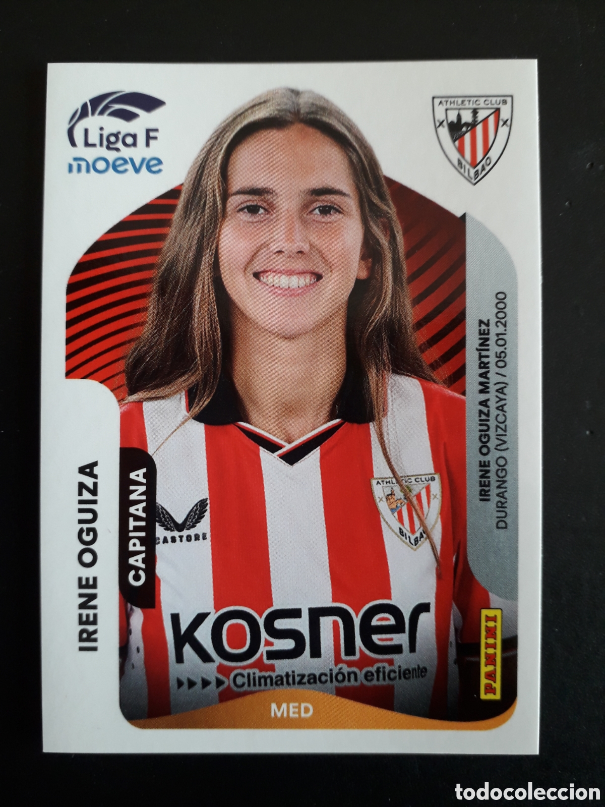 Cartes &agrave; collectionner de Football: IRENE OGUIZA ATHLETIC DE BILBAO N&deg; 32 LIGA F FEMENINA 2025 2026 25 26 PANINI SIN PEG PEDIDO M&Iacute;NIM 3&euro;