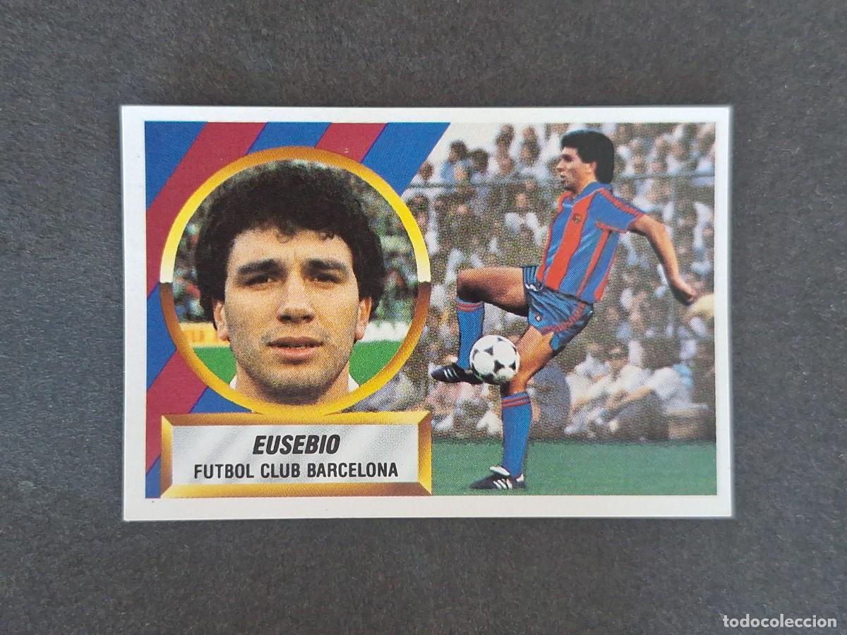 Cartes &agrave; collectionner de Football: L5 EUSEBIO F. C. BARCELONA LIGA ESTE 1988 1989 88 89 NUNCA PEGADO SIN PEGAR