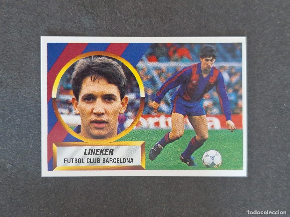 Cartes &agrave; collectionner de Football: L5 LINEKER F. C. BARCELONA LIGA ESTE 1988 1989 88 89 NUNCA PEGADO SIN PEGAR