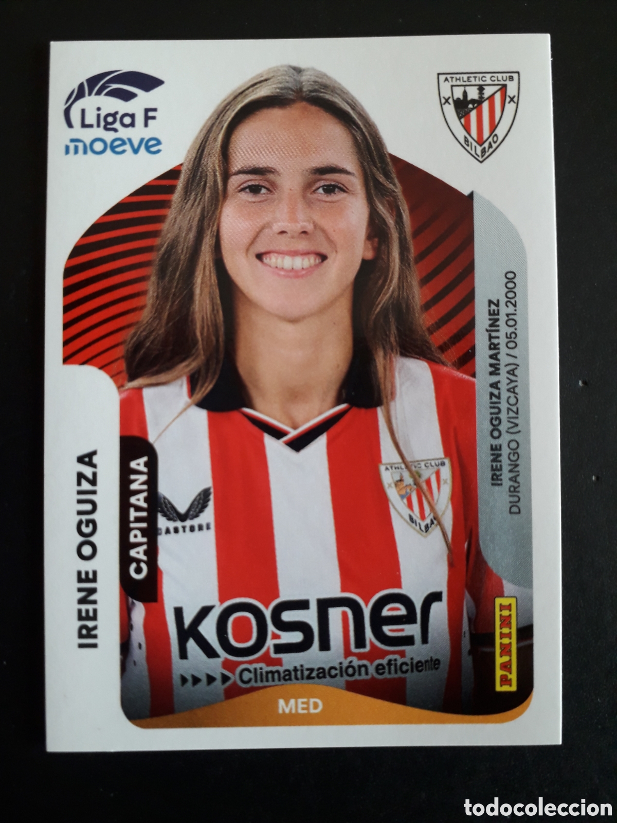 Figurine di Calcio: IRENE OGUIZA ATHLETIC DE BILBAO N&deg; 32 LIGA F FEMENINA 2025 2026 25 26 PANINI SIN PEG PEDIDO M&Iacute;NIM 3&euro;