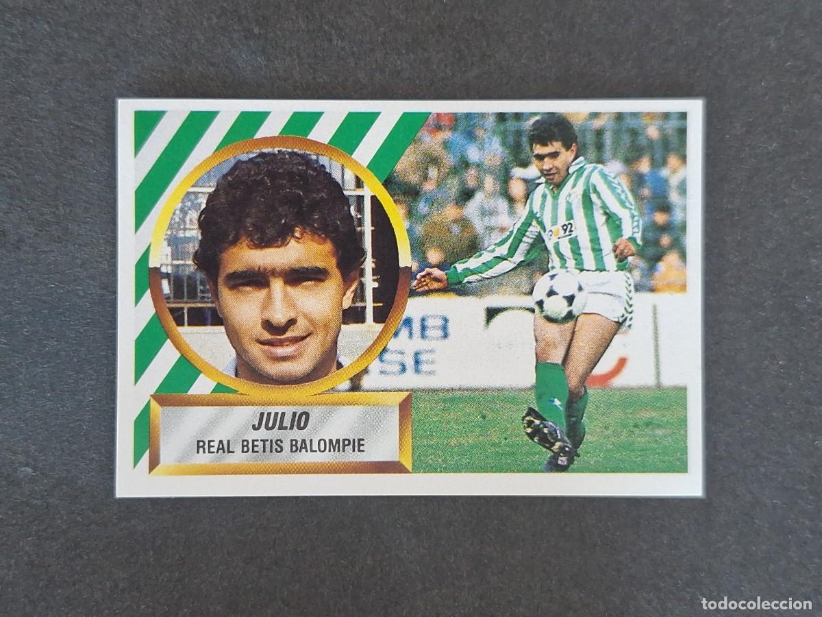 Figurine di Calcio: L5 JULIO REAL BETIS BALOMPIE LIGA ESTE 1988 1989 88 89 NUNCA PEGADO SIN PEGAR
