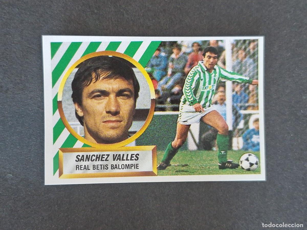 Figurine di Calcio: L5 SANCHEZ VALLES REAL BETIS BALOMPIE LIGA ESTE 1988 1989 88 89 NUNCA PEGADO SIN PEGAR