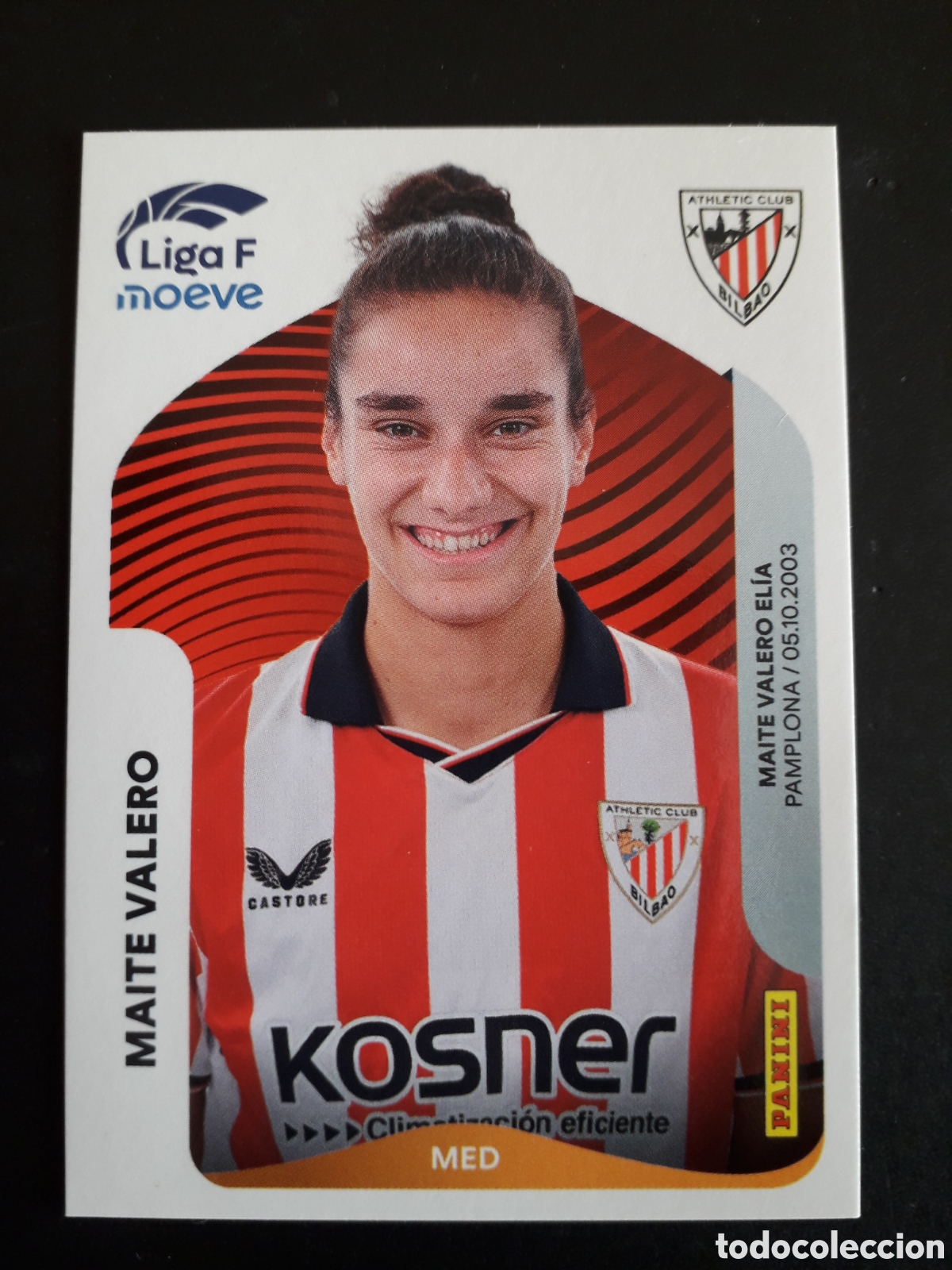 Figurine di Calcio: MAITE VALERO ATHLETIC BILBAO N&deg; 33 LIGA F FEMENINA 2025 2026 25 26 PANINI SIN PEGAR PEDIDO M&Iacute;NIMO 3&euro;