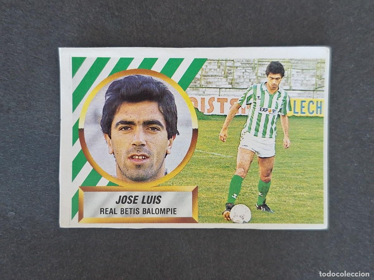 Fu&szlig;ball-Sticker: L5 JOSE LUIS REAL BETIS BALOMPIE LIGA ESTE 1988 1989 88 89 NUNCA PEGADO SIN PEGAR