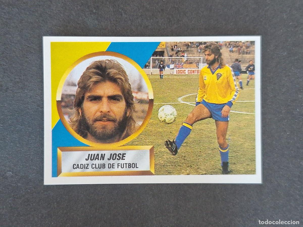 Fu&szlig;ball-Sticker: L5 JUAN JOSE CADIZ C. F. LIGA ESTE 1988 1989 88 89 NUNCA PEGADO SIN PEGAR