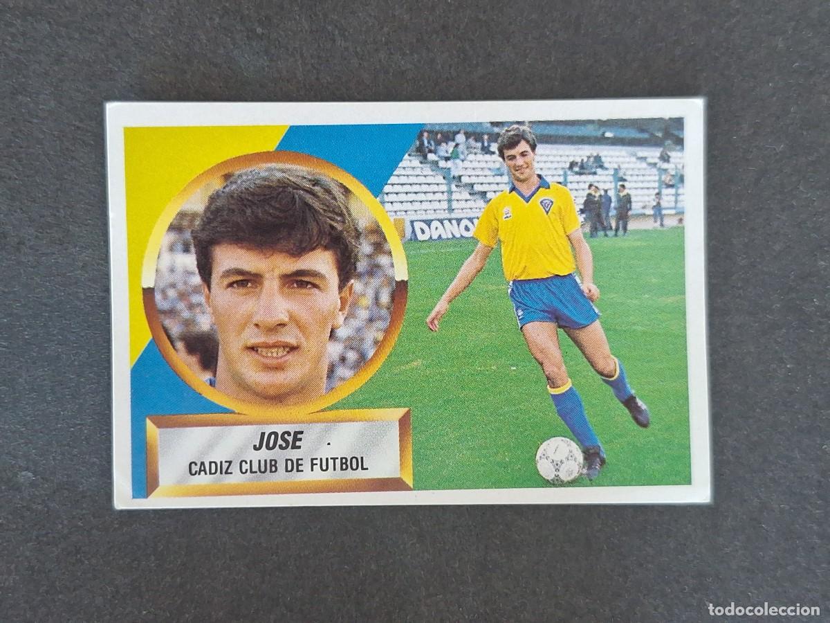 Fu&szlig;ball-Sticker: L5 JOSE CADIZ C. F. LIGA ESTE 1988 1989 88 89 NUNCA PEGADO SIN PEGAR