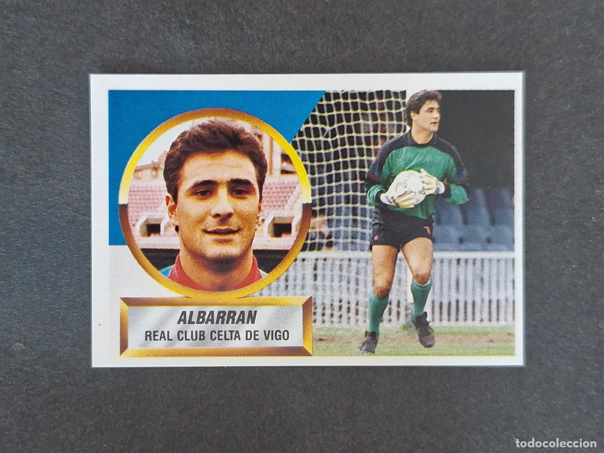 Fu&szlig;ball-Sticker: L5 ALBARRAN CELTA DE VIGO LIGA ESTE 1988 1989 88 89 NUNCA PEGADO SIN PEGAR