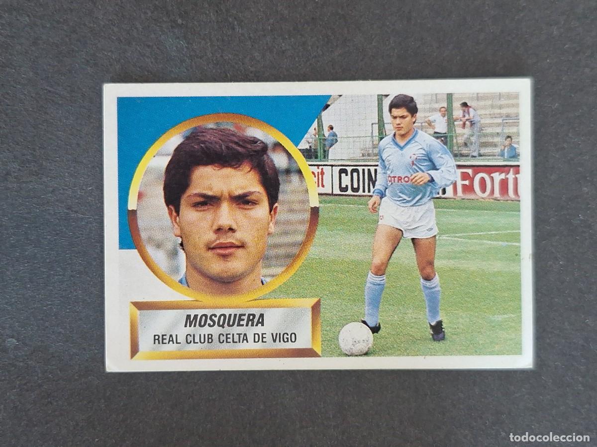 Fu&szlig;ball-Sticker: L5 MOSQUERA CELTA DE VIGO LIGA ESTE 1988 1989 88 89 NUNCA PEGADO SIN PEGAR