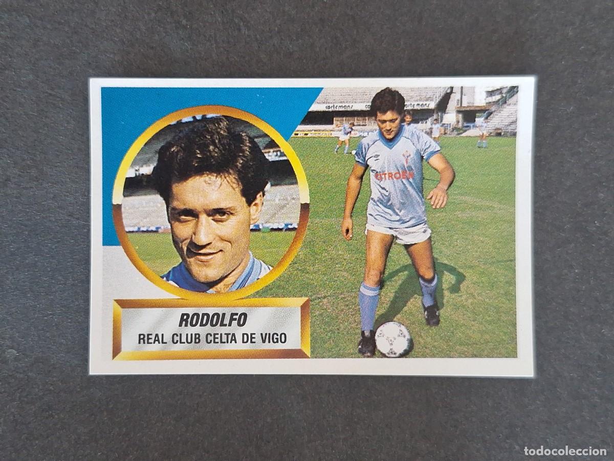 Fu&szlig;ball-Sticker: L5 RODOLFO CELTA DE VIGO LIGA ESTE 1988 1989 88 89 NUNCA PEGADO SIN PEGAR