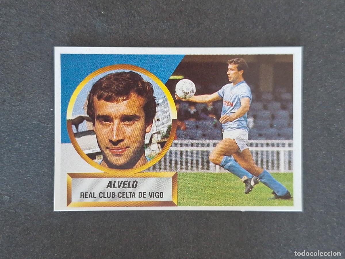 Fu&szlig;ball-Sticker: L5 ALVELO CELTA DE VIGO LIGA ESTE 1988 1989 88 89 NUNCA PEGADO SIN PEGAR