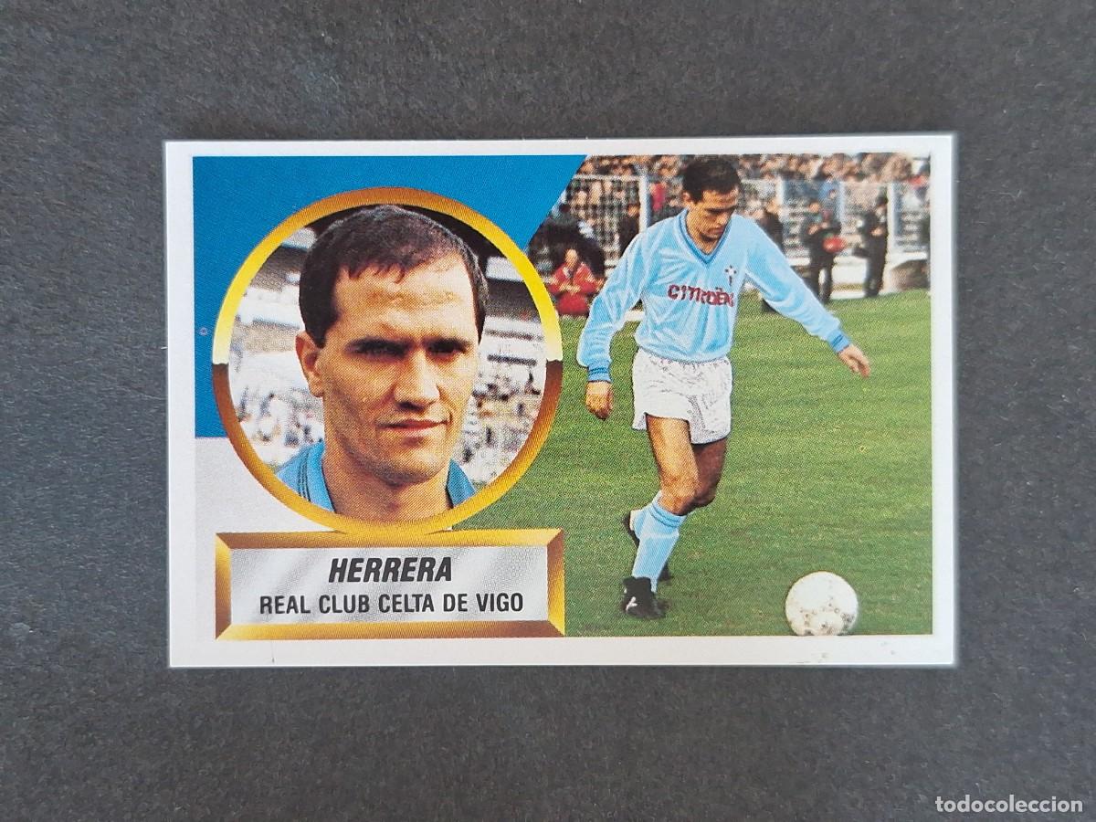 Fu&szlig;ball-Sticker: L5 HERRERA CELTA DE VIGO LIGA ESTE 1988 1989 88 89 NUNCA PEGADO SIN PEGAR