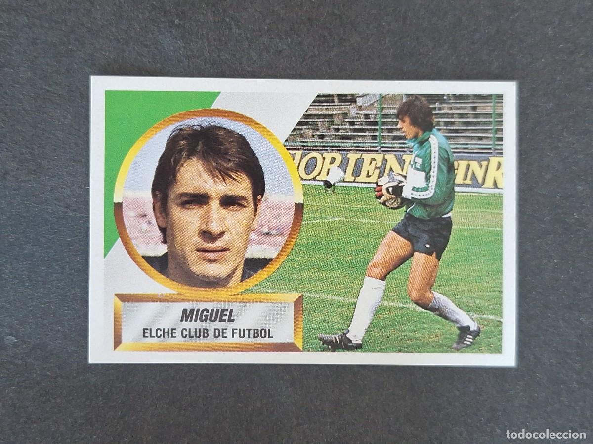 Cromos de f&uacute;tbol: L5 MIGUEL ELCHE C. F. LIGA ESTE 1988 1989 88 89 NUNCA PEGADO SIN PEGAR