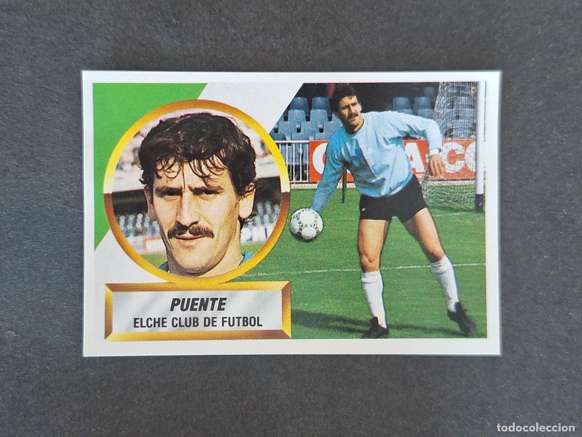 Cromos de f&uacute;tbol: L5 PUENTE ELCHE C. F. LIGA ESTE 1988 1989 88 89 NUNCA PEGADO SIN PEGAR