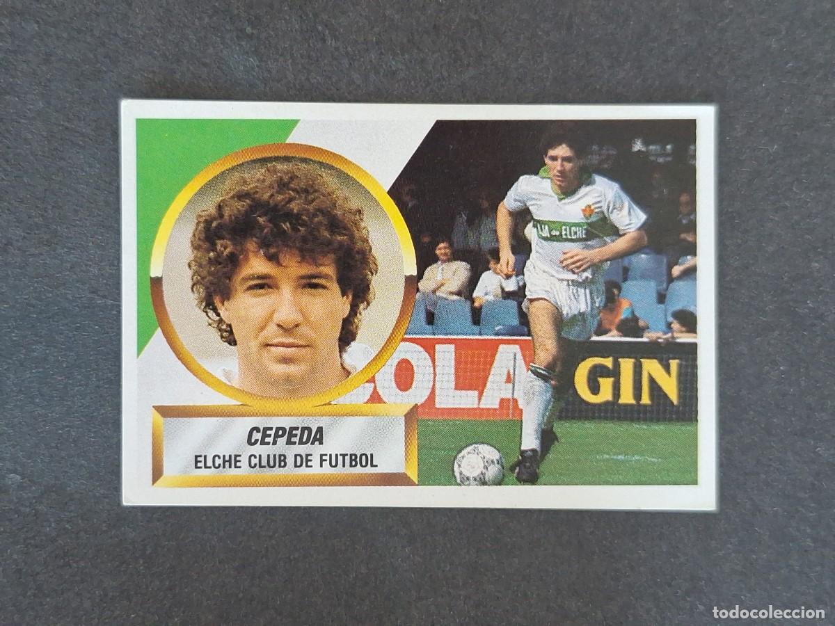Cromos de f&uacute;tbol: L5 CEPEDA ELCHE C. F. LIGA ESTE 1988 1989 88 89 NUNCA PEGADO SIN PEGAR