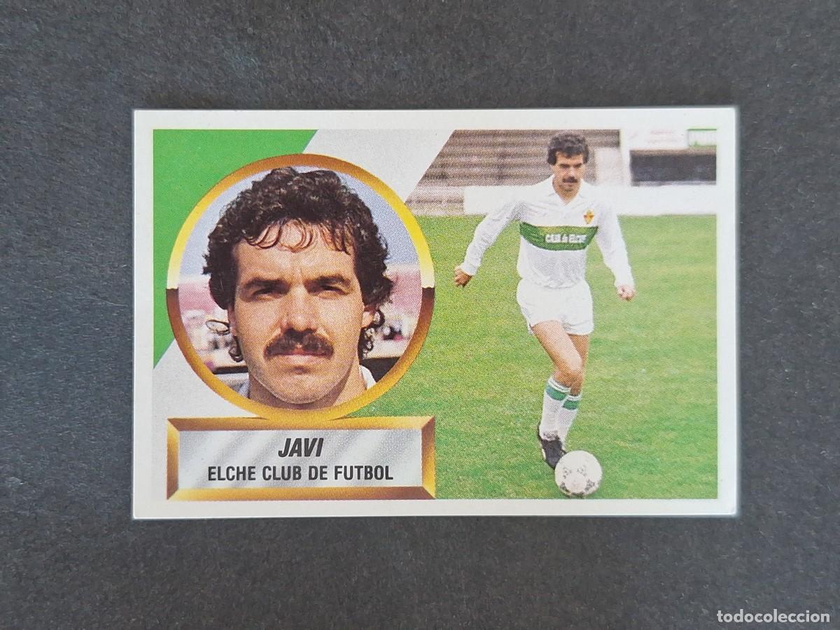 Cromos de f&uacute;tbol: L5 JAVI ELCHE C. F. LIGA ESTE 1988 1989 88 89 NUNCA PEGADO SIN PEGAR