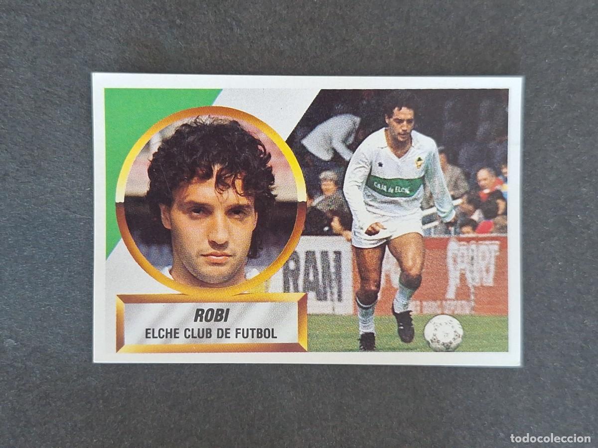Cromos de f&uacute;tbol: L5 ROBI ELCHE C. F. LIGA ESTE 1988 1989 88 89 NUNCA PEGADO SIN PEGAR