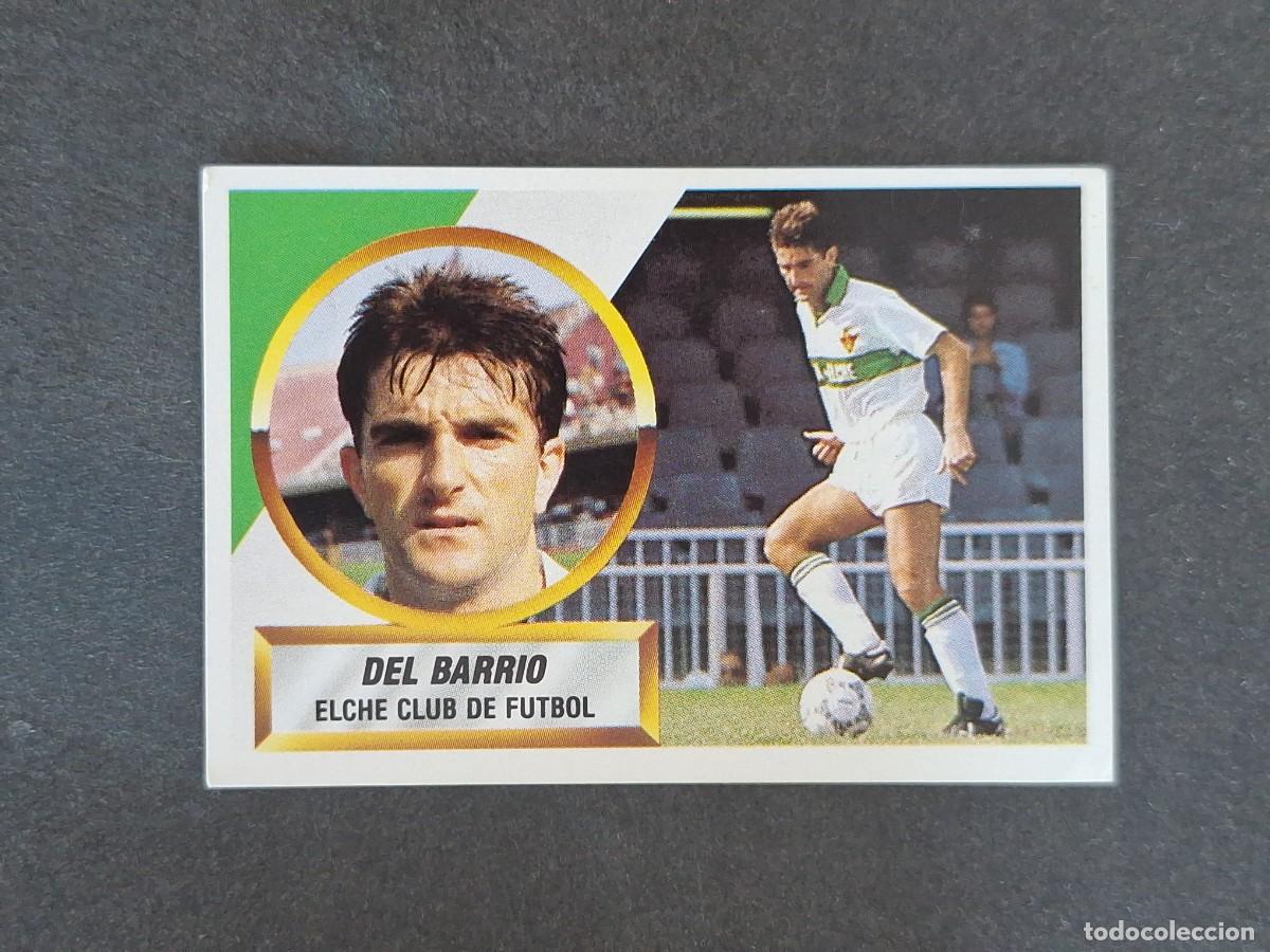 Cromos de f&uacute;tbol: L5 DEL BARRIO ELCHE C. F. LIGA ESTE 1988 1989 88 89 NUNCA PEGADO SIN PEGAR