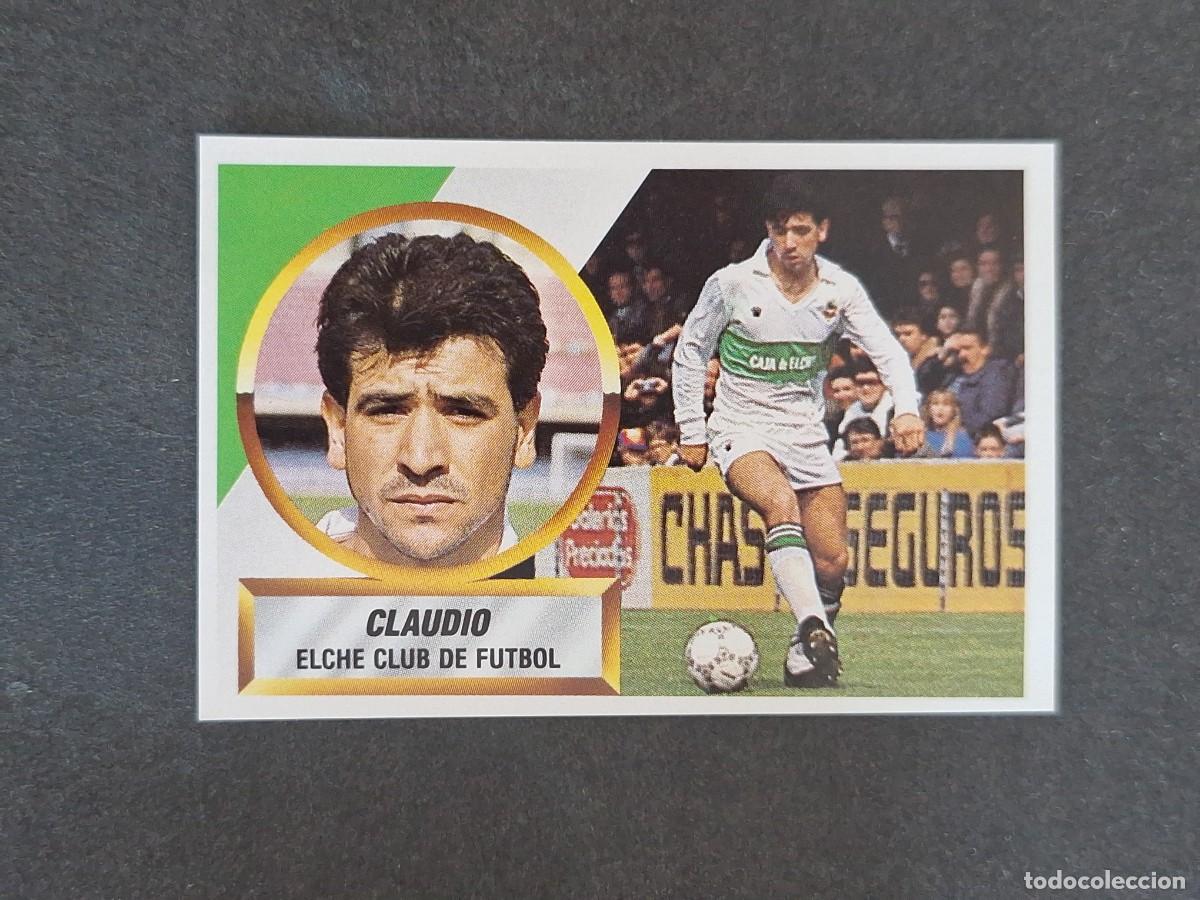 Football Stickers: L5 CLAUDIO ELCHE C. F. LIGA ESTE 1988 1989 88 89 NUNCA PEGADO SIN PEGAR