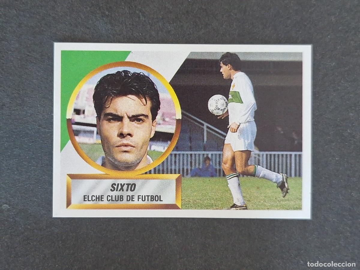 Cromos de f&uacute;tbol: L5 SIXTO ELCHE C. F. LIGA ESTE 1988 1989 88 89 NUNCA PEGADO SIN PEGAR