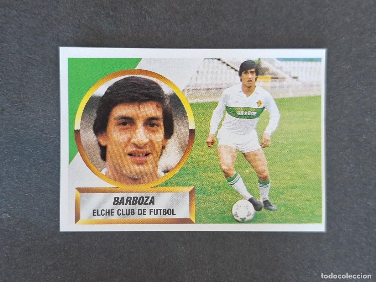 Cromos de f&uacute;tbol: L5 BARBOZA ELCHE C. F. LIGA ESTE 1988 1989 88 89 NUNCA PEGADO SIN PEGAR