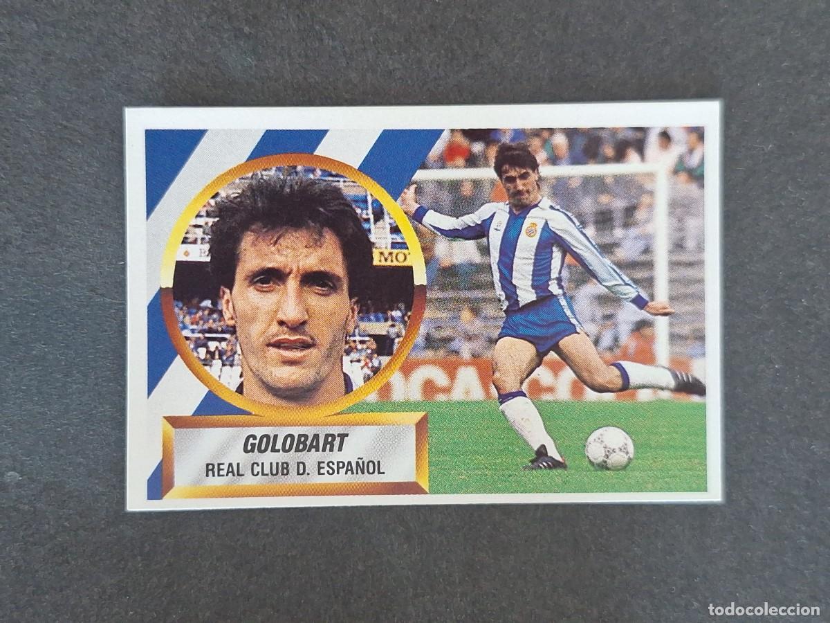 Figurine di Calcio: L5 GOLOBART R. C. D. ESPA&Ntilde;OL LIGA ESTE 1988 1989 88 89 NUNCA PEGADO SIN PEGAR