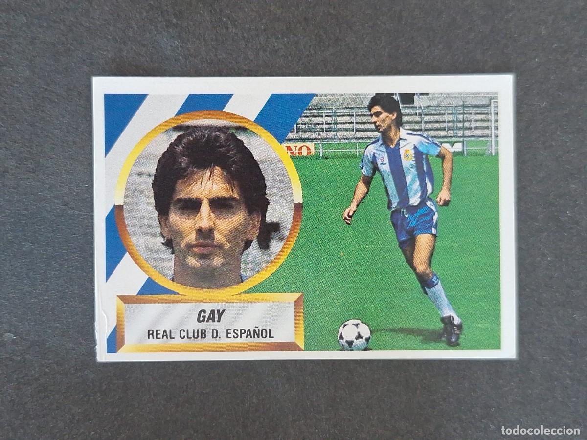 Figurine di Calcio: L5 GAY R. C. D. ESPA&Ntilde;OL LIGA ESTE 1988 1989 88 89 NUNCA PEGADO SIN PEGAR