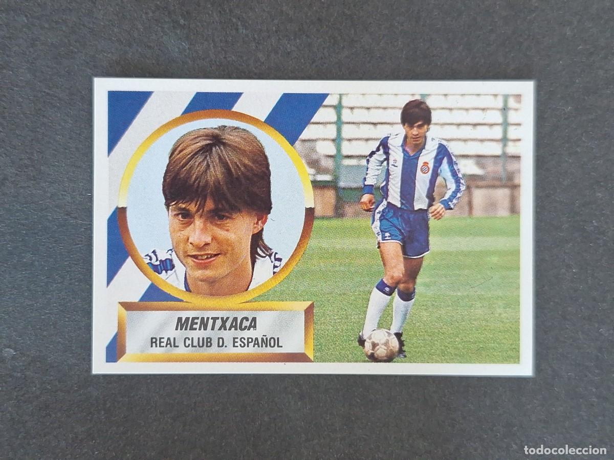 Cromos de Futebol: L5 MENTXACA R. C. D. ESPA&Ntilde;OL LIGA ESTE 1988 1989 88 89 NUNCA PEGADO SIN PEGAR