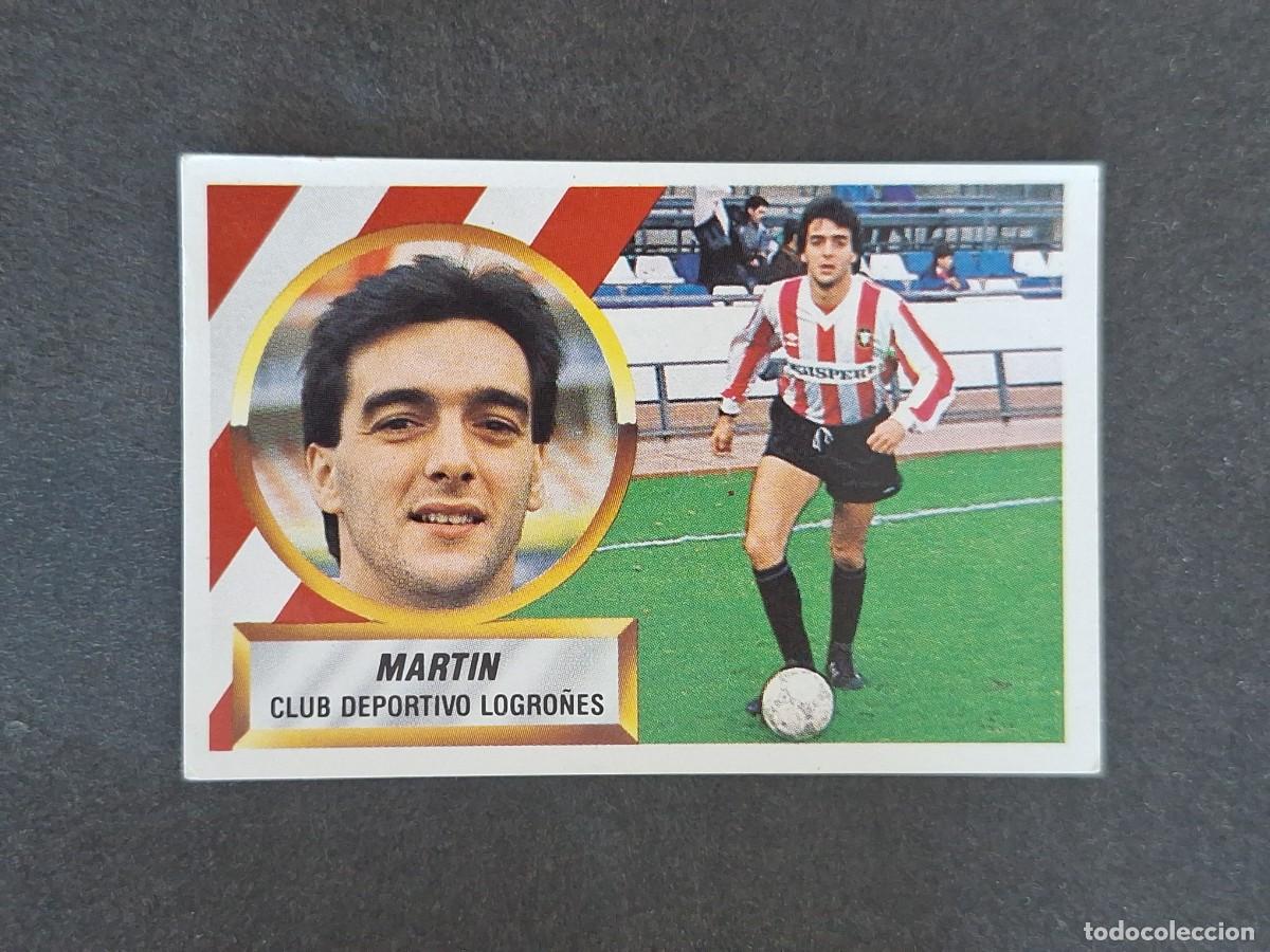 Fu&szlig;ball-Sticker: L5 MARTIN C. D. LOGRO&Ntilde;ES LIGA ESTE 1988 1989 88 89 NUNCA PEGADO SIN PEGAR