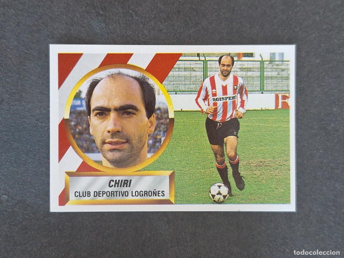 Fu&szlig;ball-Sticker: L5 CHIRI C. D. LOGRO&Ntilde;ES LIGA ESTE 1988 1989 88 89 NUNCA PEGADO SIN PEGAR