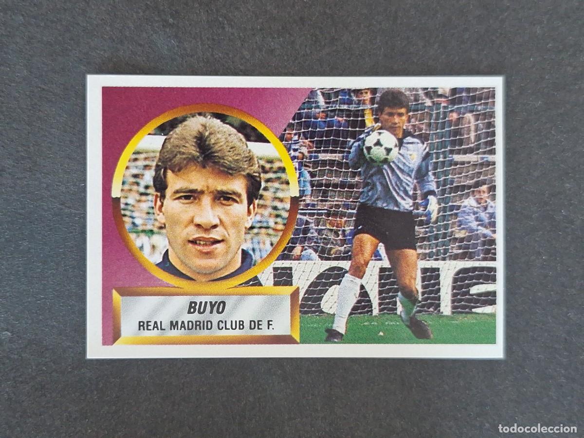 Fu&szlig;ball-Sticker: L5 BUYO REAL MADRID LIGA ESTE 1988 1989 88 89 NUNCA PEGADO SIN PEGAR