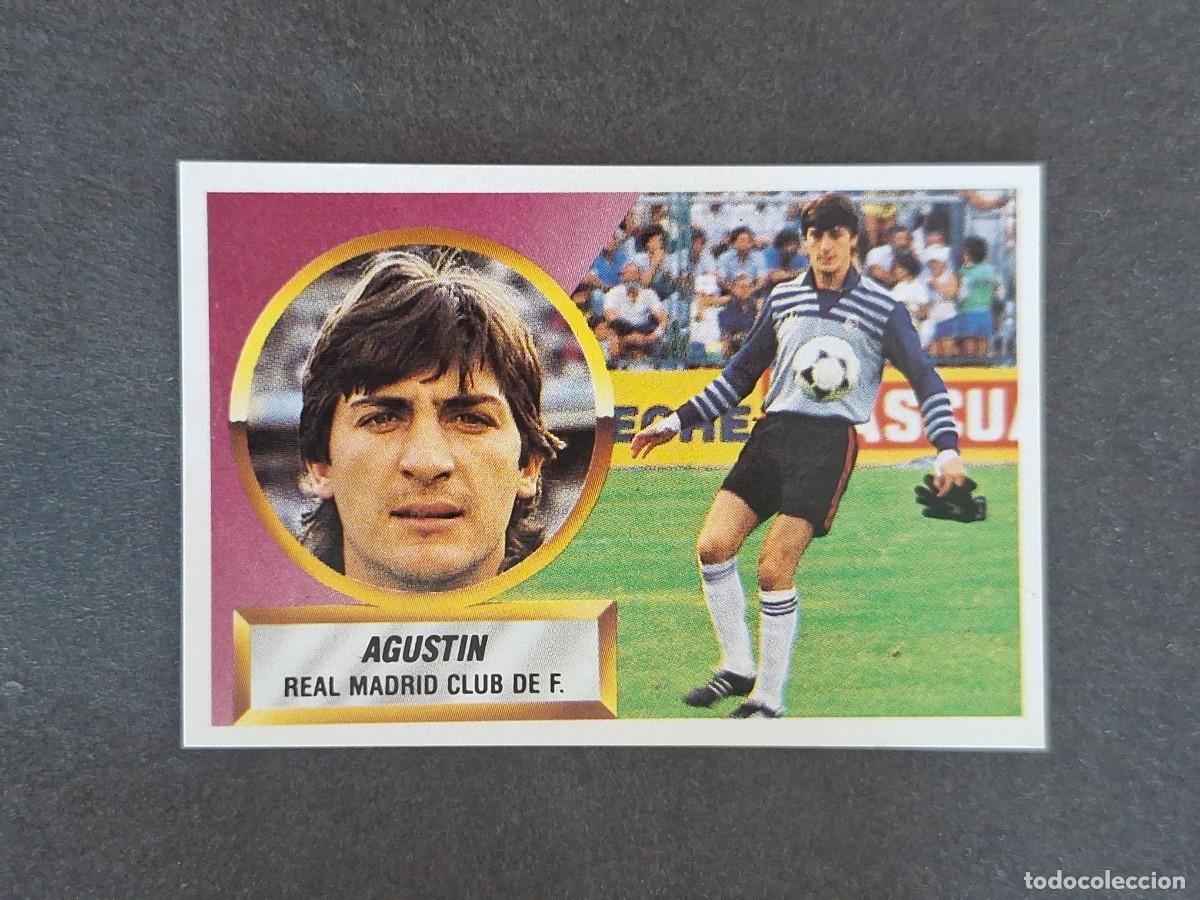 Fu&szlig;ball-Sticker: L5 AGUSTIN REAL MADRID LIGA ESTE 1988 1989 88 89 NUNCA PEGADO SIN PEGAR