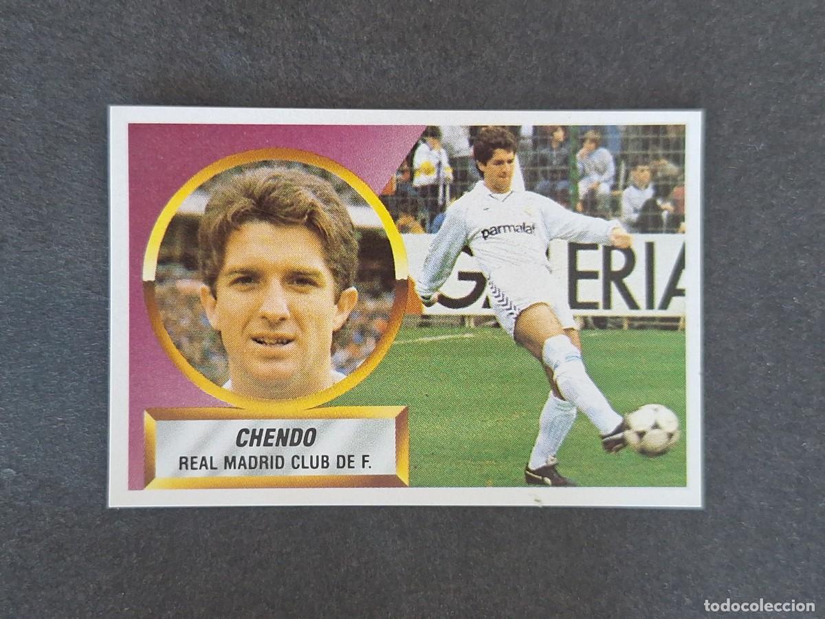 Fu&szlig;ball-Sticker: L5 CHENDO REAL MADRID LIGA ESTE 1988 1989 88 89 NUNCA PEGADO SIN PEGAR