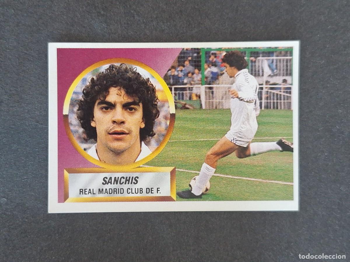 Fu&szlig;ball-Sticker: L5 SANCHIS REAL MADRID LIGA ESTE 1988 1989 88 89 NUNCA PEGADO SIN PEGAR