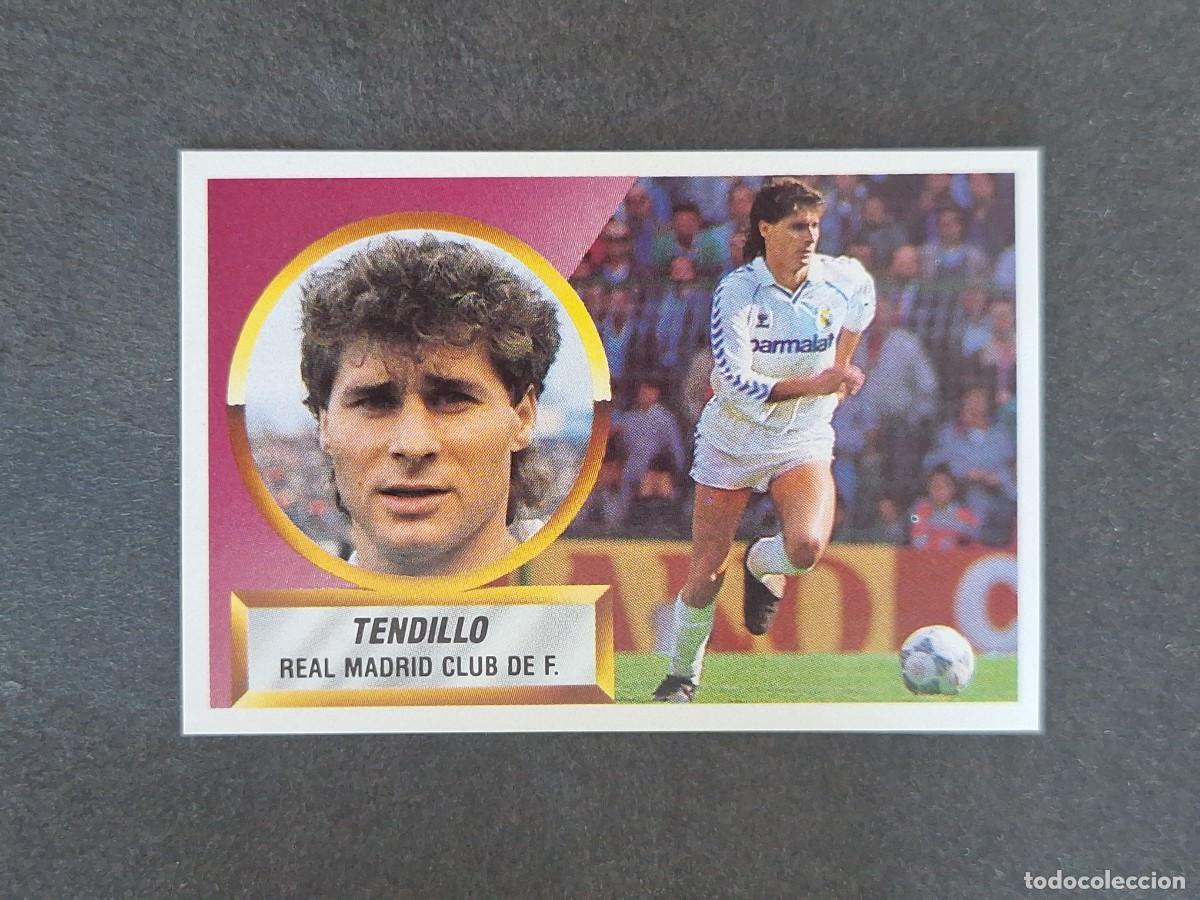 Figurine di Calcio: L5 TENDILLO REAL MADRID LIGA ESTE 1988 1989 88 89 NUNCA PEGADO SIN PEGAR