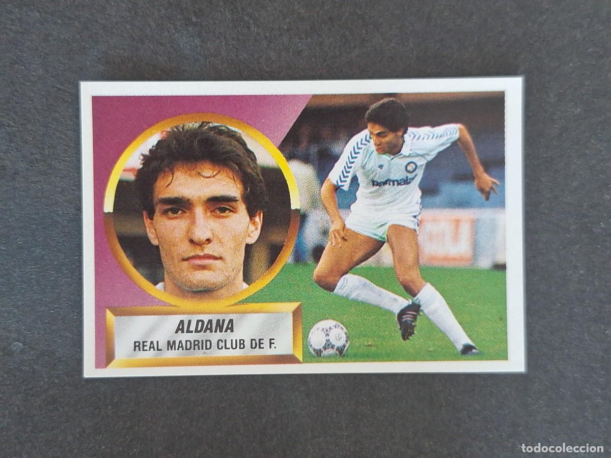Figurine di Calcio: L5 ALDANA REAL MADRID LIGA ESTE 1988 1989 88 89 NUNCA PEGADO SIN PEGAR