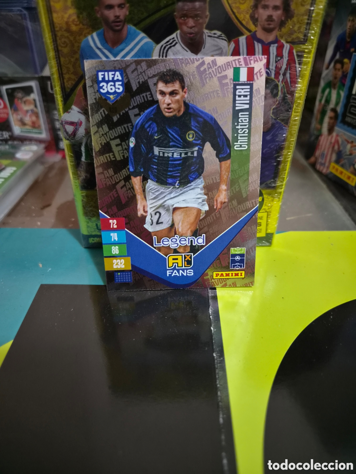 Football Stickers: N&deg;420 Fans Legends Vieri FIFA 365 2027