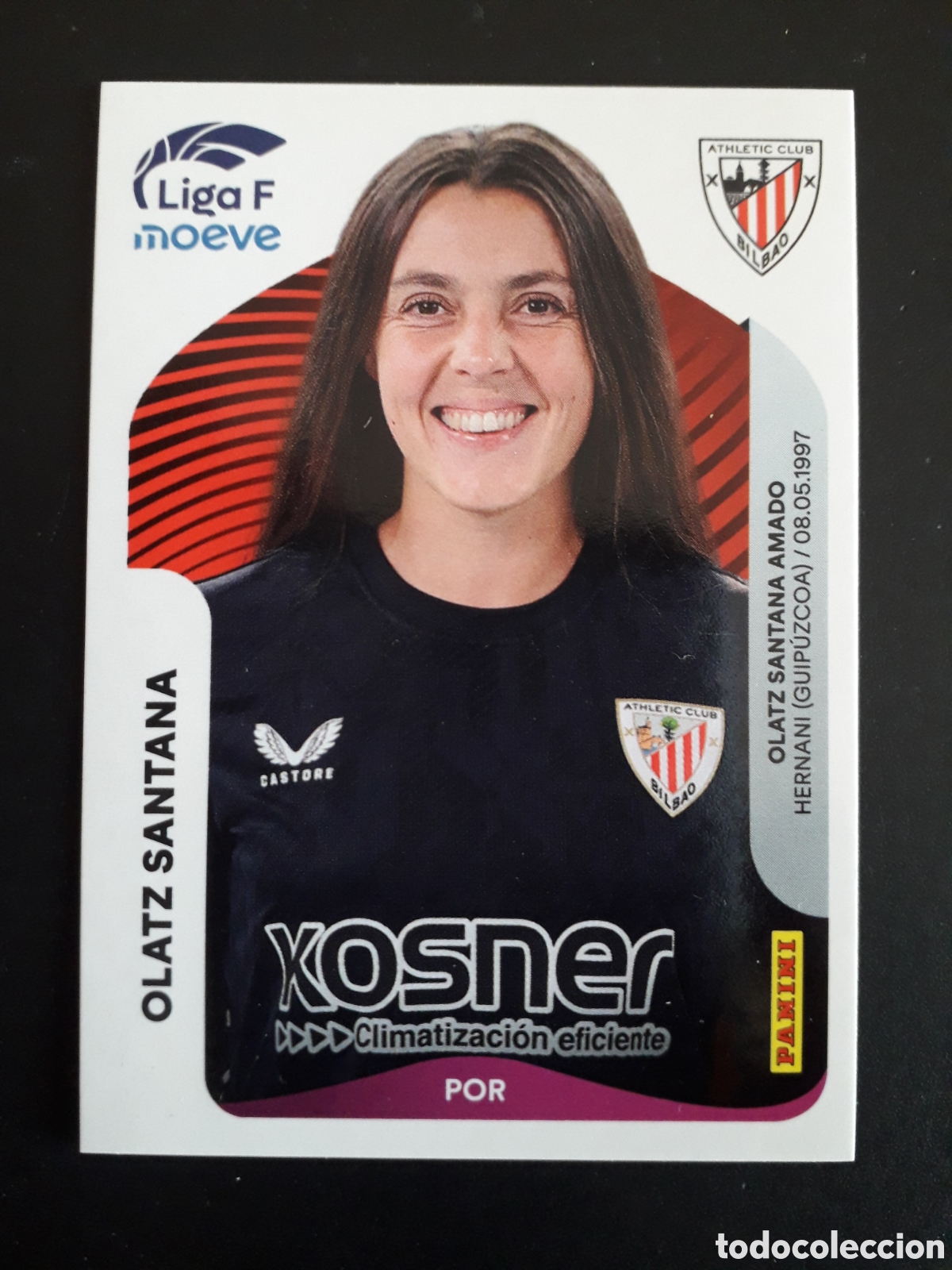 Football Stickers: OLATZ SANTANA ATHLETIC BILBAO N&deg; 25 LIGA F FEMENINA 2025 2026 25 26 PANINI SIN PEG PEDIDO M&Iacute;NIMO 3&euro;