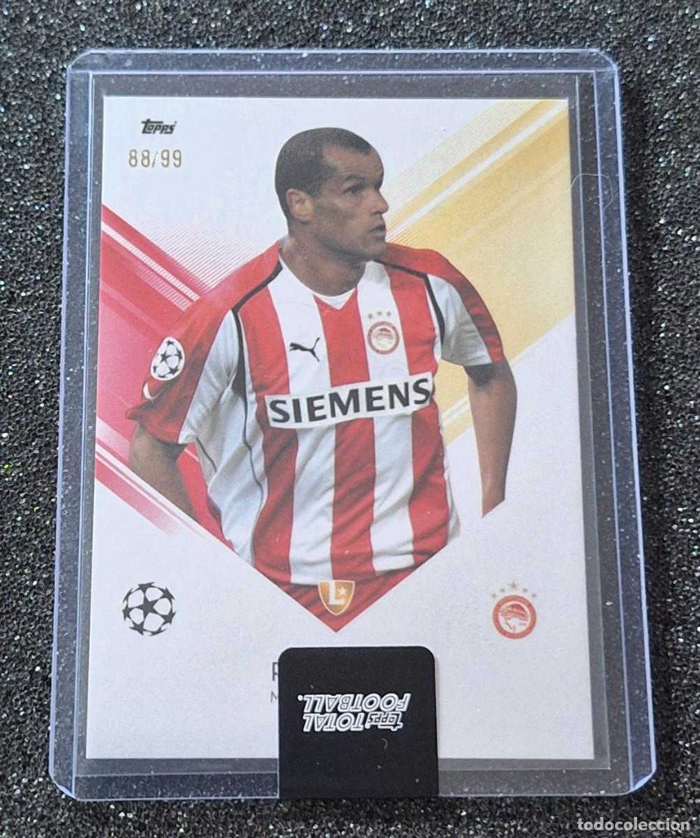 Football Stickers: Rivaldo Olympiacos Topps Total Football 88/99