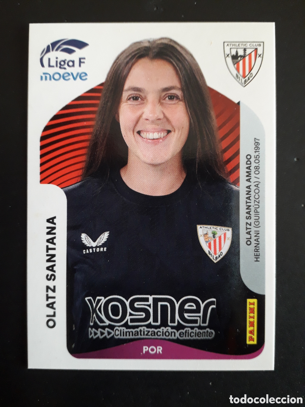 Football Stickers: OLATZ SANTANA ATHLETIC BILBAO N&deg; 25 LIGA F FEMENINA 2025 2026 25 26 PANINI SIN PEG PEDIDO M&Iacute;NIMO 3&euro;